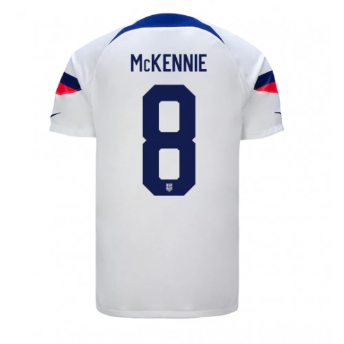 Maillot de foot États-Unis Weston McKennie #8 Domicile Monde 2022 Manches Courte
